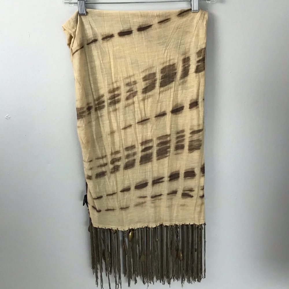 Tolani Tie Dye Scarf Fringe